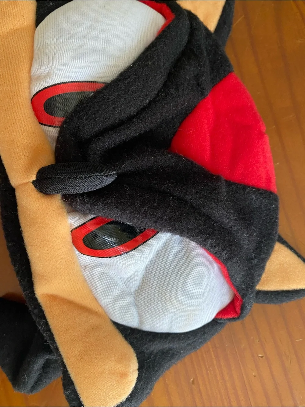 Shadow the Hedgehog Sega Kids Plush Character Hat - Black & Red